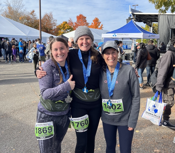 Three members of the Borderless Bengals team